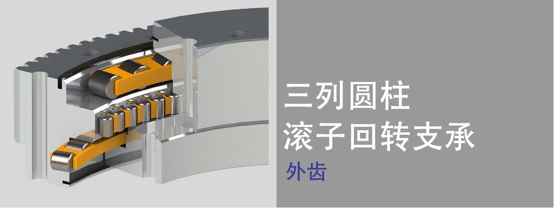 三排滾子轉(zhuǎn)盤軸承